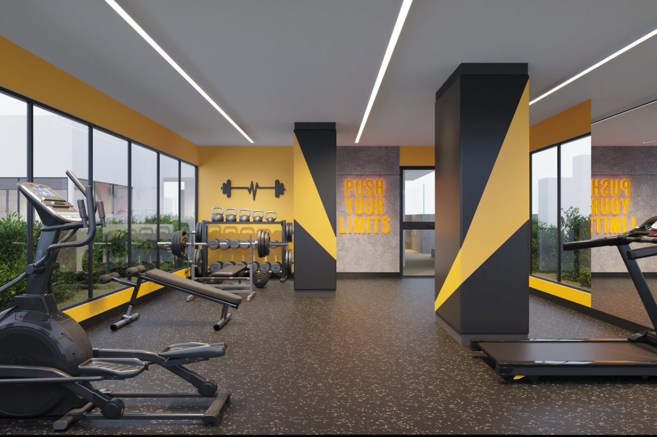 gimnasio del edificio hype en miraflores